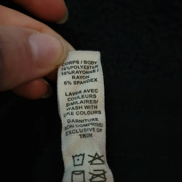 Kyodan Black Elara Essential Drawstring Jogger Womens Size Petite S - Picture 6 of 6